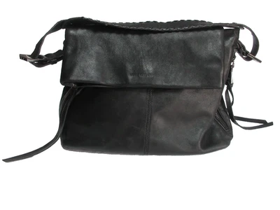 Bolsos de hombro aimee kestenberg negros de cuero con varios bolsillos logotipo suave mantecoso Foto 1 de 4