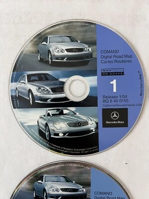 Merced C, E, CL, CLK S SL G-Class Navigation Disc (8 Discs), Q6460215, 1/04 - Image 1 of 4