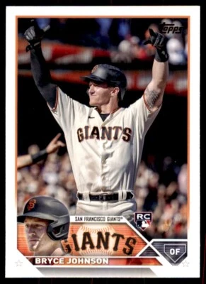 2023 Topps Bryce Johnson Rookie Baseball Cards #571 - Image 1 of 2