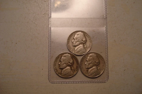 1951-P-D-S JEFFERSON NICKELS (B4) Cover