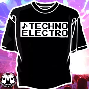 TECHNO ELECTRO Shirt (club electronic dj rave digital new wave industrial dance) - Picture 1 of 3