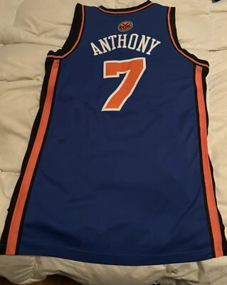 Carmelo Anthony New York Knicks NBA Jersey Men M Adidas Sewn Vtg Melo #7 HWC - Image 1 of 4