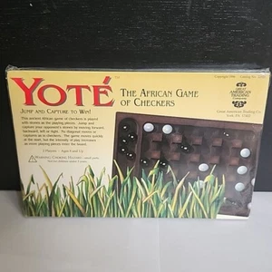 YOTE' Great American Game Co Boardgame - The African Game of Checkers New Sealed - Imagen 1 de 6