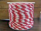 WELLINGTON 5/8" DIA x 200' RED/WHITE SOLID BRAID  DERBY ROPE #P7240S020070S