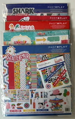 Photoplay 12x12 Scrapbook Kit-Variations-State Fair, Tula & Nora, Quarantine,