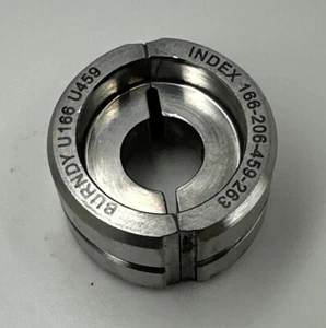 Burndy U166 U459 Crimping Die Stainless Steel Hydraulic Crimper  - Picture 1 of 4