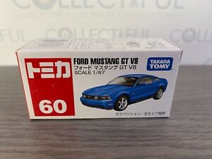 TAKARA TOMY - #60 FORD MUSTANG GT V8 - BLUE - 1:67 *SEALED* DIECAST CAR *MIB*🔥