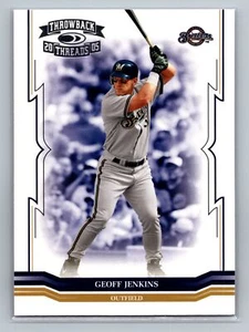 2005 Donruss Throwback Threads #270 Geoff Jenkins - Picture 1 of 2