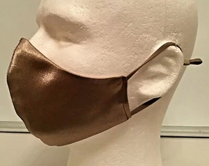 Fashion Custom Make Crepe Satin Mask With Adjustable Soft Elastic - Picture 1 of 11