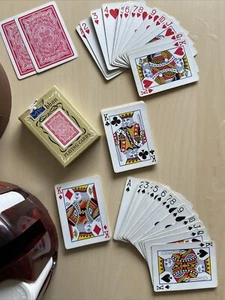 Blue Ribbon 323 Red Rosette Playing Cards 3176 Litho In USA 2 Jokers COMPLETE - Picture 1 of 5