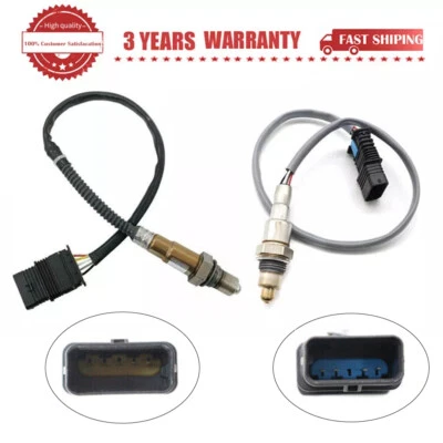 Sensor de oxígeno O2 aguas arriba + aguas abajo 2 piezas para BMW 2014-2018 X5 X6 435I 640i 3,0 L Foto 1 de 4