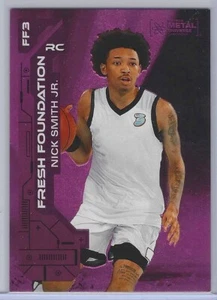 2023 Skybox Metal Universe Nick Smith Jr Pink Parallel /75 Rookie Charlotte FF3 - Picture 1 of 1