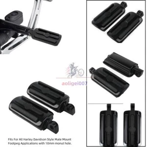 Motorcycle Highway Peg Passenger Footpegs Male Mount For Harley Davidson Touring - Picture 1 of 11