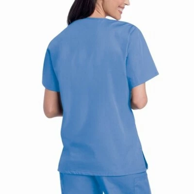 Новый с ярлыками ScrubZone на Ландау женщин v-образным вырезом короткий рукав скраб Топ SZ XXS # 4154 - Изображение 1 из 2