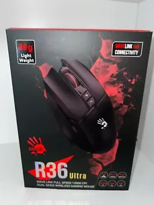 Bloody R36 Ultra Dual Mode Wireless Gaming Mouse COMPLETE 12000 charging cable - Picture 1 of 8