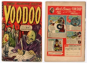Voodoo #4 (GD/VG 3.0) Matt Baker Story & Art Pre Code Horror 1952 Ajax Farrell - Bild 1 von 20