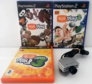Camera + jeux EYE TOY PLAY 1 + 2 + 3 pour PLAYSTATION 2 PS2 game usb COMPLET #01 - Picture 1 of 2