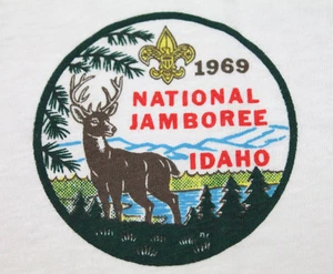 S/M * NOS vtg 60s 1969 BOY SCOUTS bsa IDAHO national jamboree * small medium - Picture 1 of 6