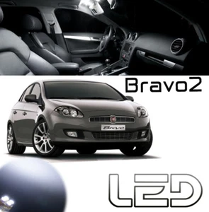 Fiat BRAVO 2 Kit 4 Bombillas LED Blanco Iluminación Interior Luz Techo Cabina - Bild 1 von 3