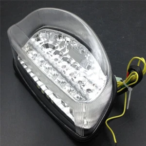 Clear LED Tail Light Brake Turn Signal Light Fit For Honda CBR1100XX 1997-2003 - Picture 1 of 6