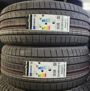 2X GOODYEAR F1 ASYMMETRIC 6 225/40/19 225 40 ZR19 93Y XL UHP TYRES 2254019 C+A - Picture 1 of 5