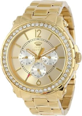 Reloj pulsera Juicy Couture 1901082 enchapado en oro pedigrí para mujer nuevo en caja $295 Foto 1 de 3