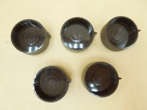 Vintage Plastic Radio Knobs 1960's-70's Brown   (Lot of 5) - Picture 1 of 6
