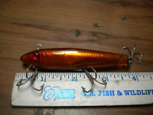 Older Type mirrOlure   Dark Gold , No Numbers, Excellent cond,See Pictures - Picture 1 of 6