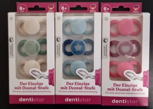 3er Set Dentistar Beruhigungssauger Größe 2 (6-14 Monate) NEU OVP - Bild 1 von 4
