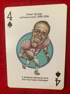 Shawn Springs 1994-1996 Ohio State Buckeyes Playing / Trading Card - Picture 1 of 4