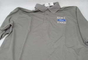 NEW FORD BUILT TOUGH-PERFORMANCE Men’sPolo M (Medium) BLUE POINT - FAST SHIPPING - Picture 1 of 5