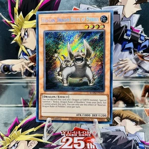 Yugioh Reactan, Drago Sovrano dei Ciottoli BLMM-EN121 Rara Segreta 1° Ed Near Mint - Foto 1 di 1