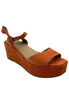 Eileen Fisher Women's Mime Wedge Sandals Tangelo - Image 1 of 3