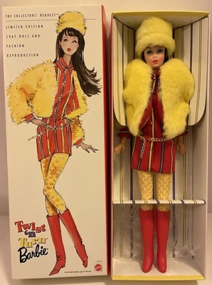 STUNNING TWIST N TURN BARBIE 1997 LIMITED EDITION REPRODUCTION OF 1967 DOLL NEW - Image 1 of 4