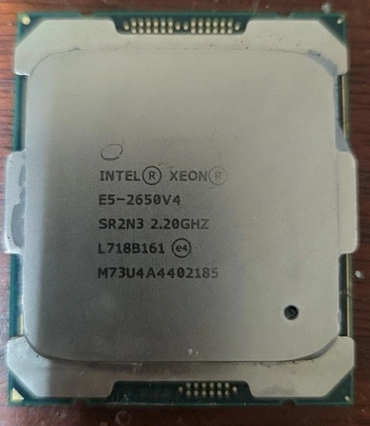 Procesador de servidor Intel Xeon E5-2650v4 2,2 GHz 12 núcleos 105 W SR2N3 Foto 1 de 1
