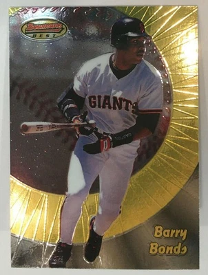 1998 Bowman's Best #3 Barry Bonds Giants NM-MT ID:36399 ID:36399 ID:36399 - Image 1 of 2