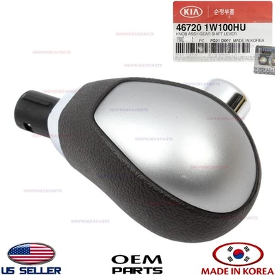 Genuine OEM Automatic Gear Shift Knob 2012–2017 Kia Rio 46720-1W100HU - Image 1 of 4