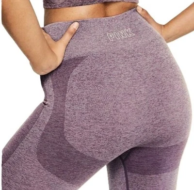 Legging Victoria’s Secret ROSA Cintura Alta Lavanda Púrpura Ombré Sin Costuras Mediano Usado en Excelente Condición Foto 1 de 4