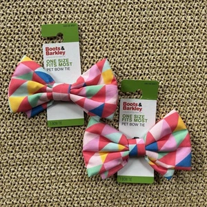 Boots And Barkley Bow Tie Pastel Lot Of 2 - Picture 1 of 3