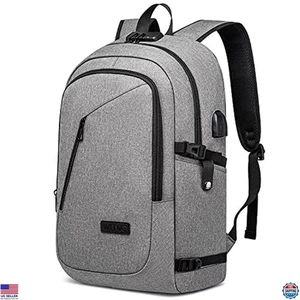 17" wasserdichter Laptop Rucksack - Diebstahlsicherung, USB-Aufladung, große Kapazität - Bild 1 von 5