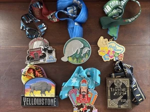 Yes Fit Medal Lot Glacier Park, Manatee, Hana, New Years, Nutcracker, Yellowston - Picture 1 of 7