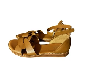 Franco Sarto Women’s Glora Brown Ankle Strap Sandals Size 10 M - Picture 1 of 16