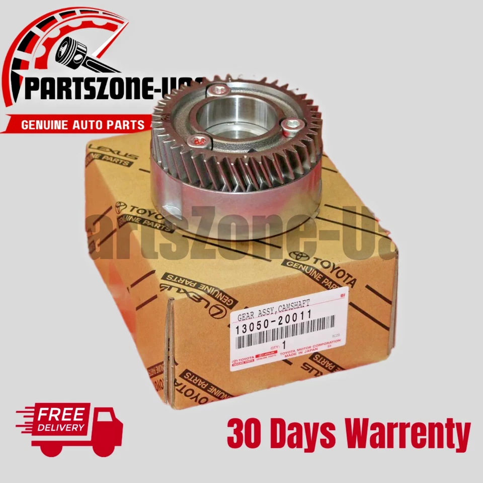 13050-20011 Conjunto de engranajes originales Toyota, transmisión del árbol de levas OEM Foto 1 de 1