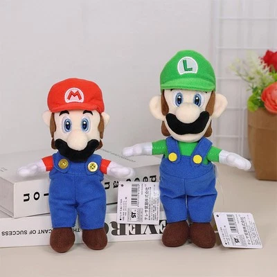 Super Mario Bros Plush Toys MP5 Mario Luigi Soft Stuffed Doll Xmas Birthday Gift - Image 1 of 4