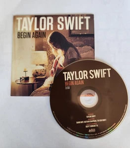 Taylor Swift CD Single 'Begin Again' 2012 Big Machine Records Good Cond! RARE - Picture 1 of 5