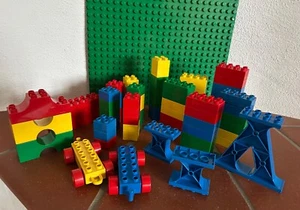 Lego Duplo Basics 80 Teile, große Bauplatte sehr guter Zustand - Bild 1 von 1