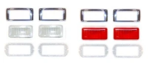 69 MUSTANG SIDE MARKER LIGHTS KIT, FRONTS AND REARS - Picture 1 of 2