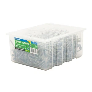 Zenith 12 - 11 x 50mm Galvanised Hex Head With Seal Timber Screws - 1000 Pack - Picture 1 of 1