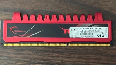 4GB DDR3-1600 PC3-12800 CL9 1.5V 240-pin -- G.SKILL Ripjaws (F3-12800CL9D-8GBRL) - Image 1 of 3