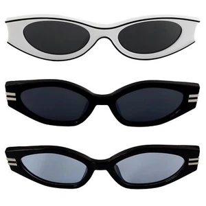 Sonnenbrille Eiform Vintage Retro verschiedene Farben - Picture 1 of 14